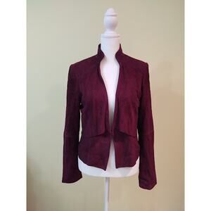 Red Leather Jacket XS White House Black Market